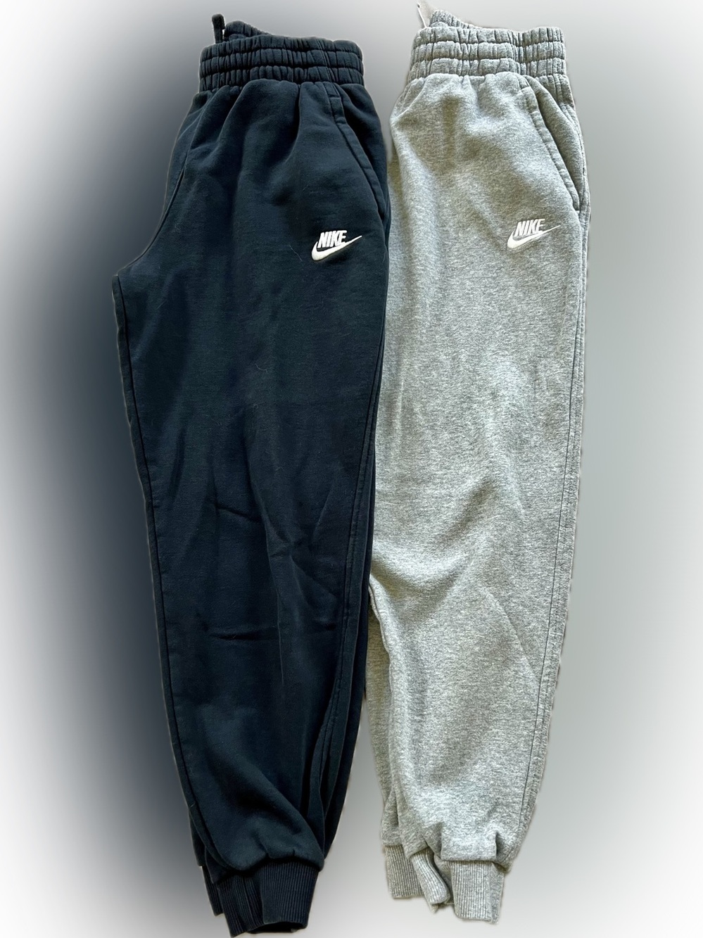 Nike Kids Two-Pack Joggers in Black & Heather Gray